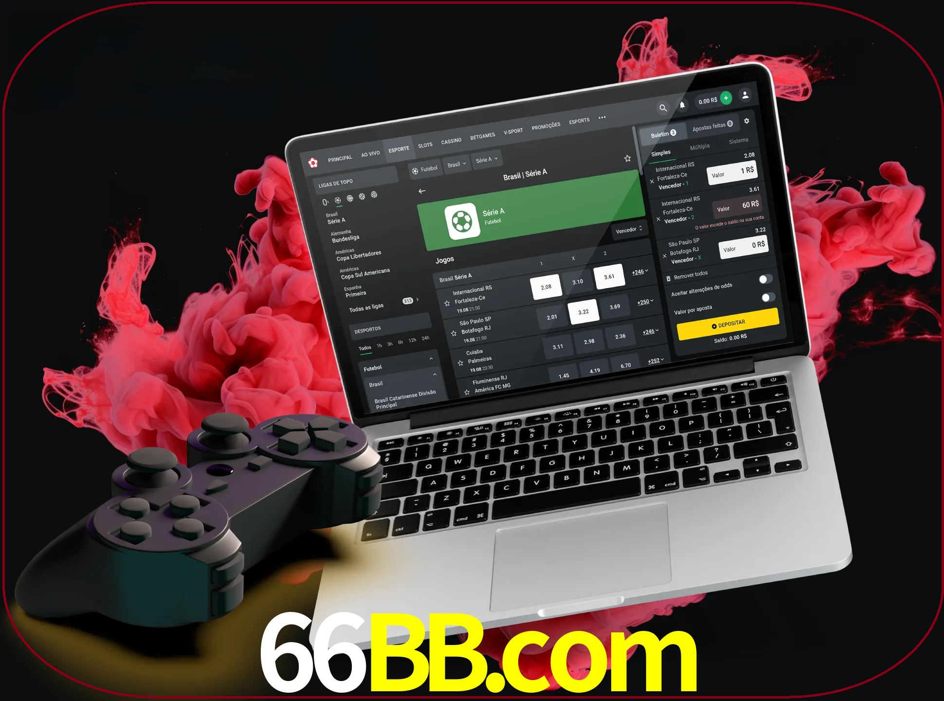 Visite a secção especial de jogos de vídeo em 66bb para descobrir em que jogos pode apostar e ganhar muito dinheiro.
